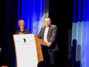 Jonas Alexander Arnby presentando Suicide Tourist en Sitges
